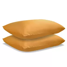 Набор из двух наволочек (tkano) оранжевый 70x50 см.