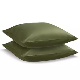 Набор из двух наволочек wild (tkano) зеленый 70x70x1 см.