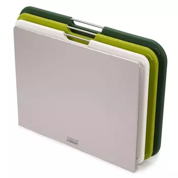 Набор из разделочных досок nest large (3 шт) (joseph joseph) зеленый 36x26x6 см.