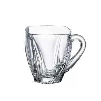 Набор кофейных чашек neptune (crystalite bohemia) прозрачный