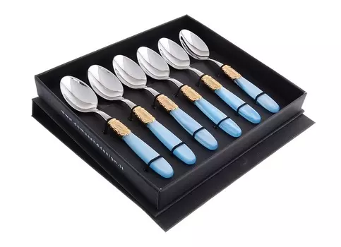 Набор кофейных ложек domus victoria gold (domus) серебристый