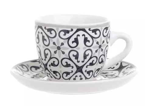 Набор кофейных пар stevie (to4rooms) мультиколор 5.0 см.