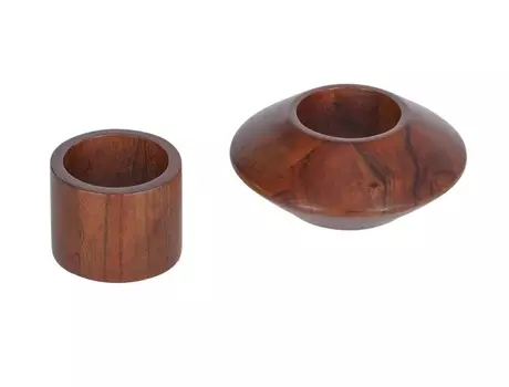 Набор колец для салфеток tamar (la forma) коричневый