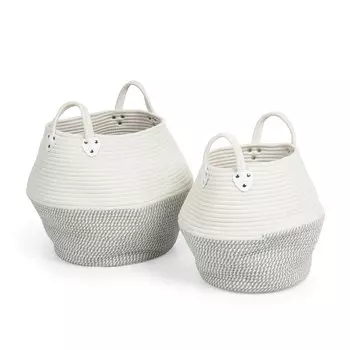 Набор корзин katya (2 шт) (la forma) серый