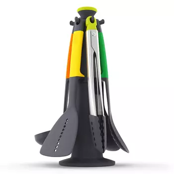 Набор кухонных инструментов elevate carousel multi (joseph joseph) черный 35 см.