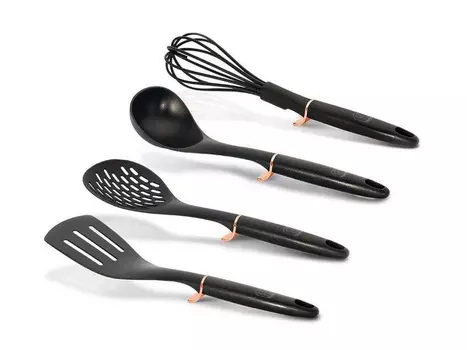 Набор кухонных принадлежностей black rose collection (ogogo) черный