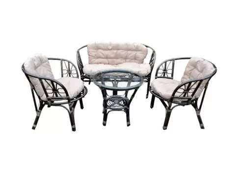 Набор мебели багамы (bigarden) коричневый 60x55x60 см.