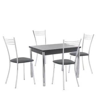 Набор мебели для кухни марсель 2р + тахо (leset) серебристый 100x75x70 см.