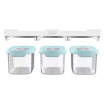 Набор подвесных контейнеров сupboardstore (joseph joseph) серый 33x11x20 см.