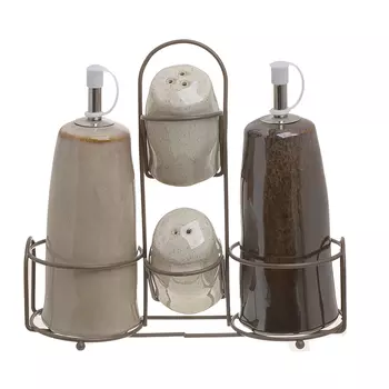 Набор посуды sherrinian (to4rooms) бежевый 20x20x7 см.