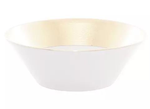 Набор салатников diamond full gold 14см(6 шт) (falkenporzellan) белый