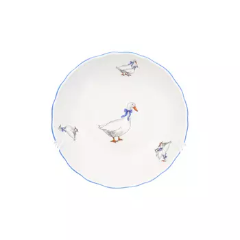 Набор салатников гуси (dubi) белый