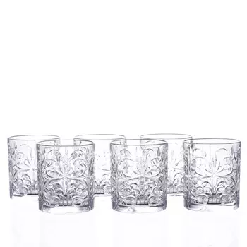 Набор стаканов для виски tattoo (6 шт) (rcr) прозрачный
