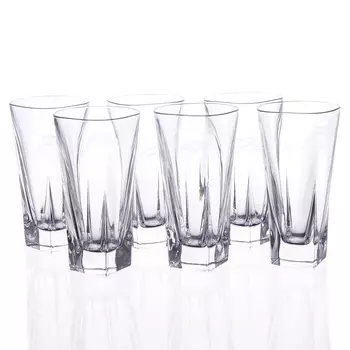 Набор стаканов для воды fusion (6 шт) (rcr) прозрачный