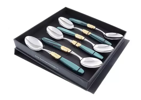 Набор столовых ложек domus victoria gold (domus) серебристый