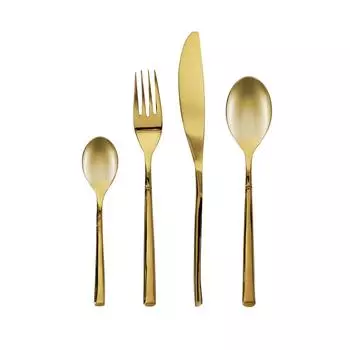 Набор столовых приборов golden cutlery (16 предметов) (la forma) золотой