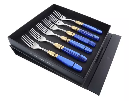 Набор столовых вилок для рыбы domus victoria gold (domus) серебристый