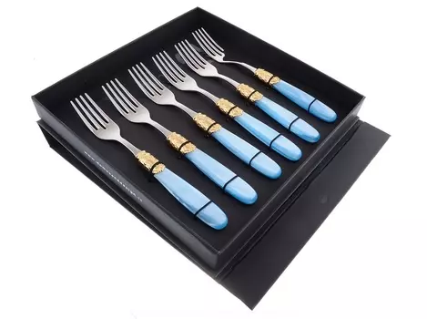 Набор столовых вилок для рыбы domus victoria gold (domus) серебристый