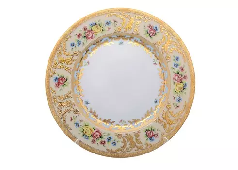 Набор тарелок vienna creme gold (falkenporzellan) мультиколор 28 см.