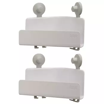 Набор угловых органайзеров для душа easystore (joseph joseph) белый 26x45x18 см.