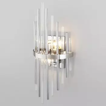 Накладной светильник allure (bogates) серебристый 20x45x12 см.