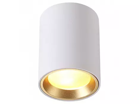 Накладной светильник aquana (odeon light) белый 8 см.