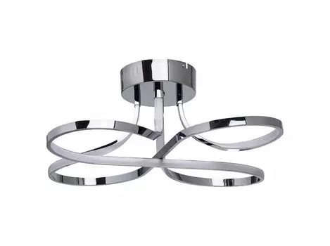 Накладной светильник аурих (regenbogen life) серебристый 21.0 см.