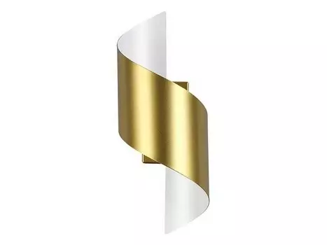 Накладной светильник boccolo (odeon light) золотой 12x30x14 см.