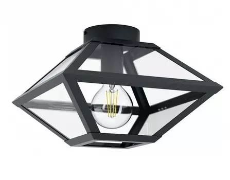 Накладной светильник casefabre (eglo) прозрачный 31x21x31 см.