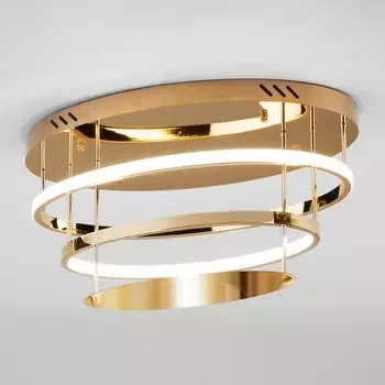 Накладной светильник chic (eurosvet) золотой 53x34x27 см.