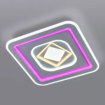 Накладной светильник coloris (eurosvet) белый 50x5x50 см.