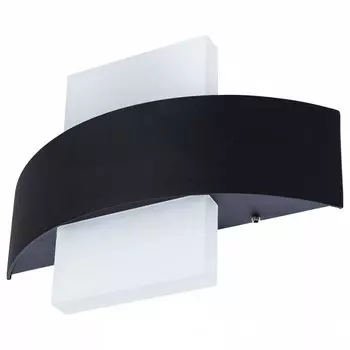 Накладной светильник croce (arte lamp) черный 26x16x6 см.