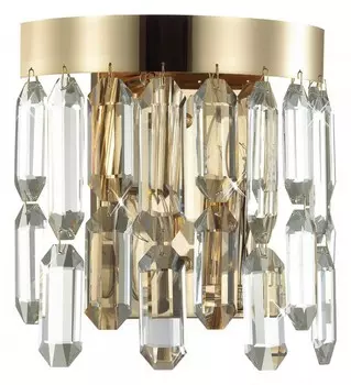 Накладной светильник dakisa (odeon light) золотой 10x23x21 см.