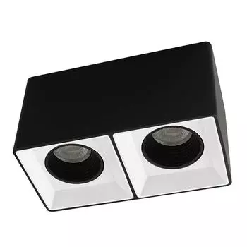 Накладной светильник denkirs dk3085-bw+bk (denkirs) черный 186x100 см.