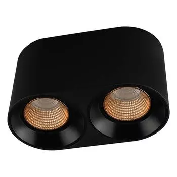 Накладной светильник denkirs dk3096-bk+br (denkirs) черный 186x100 см.