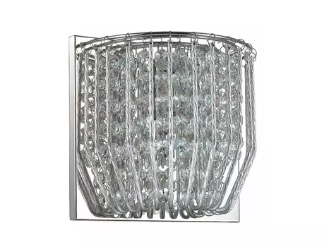 Накладной светильник eloi (odeon light) серебристый 19x18x11 см.