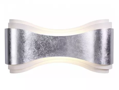 Накладной светильник farfi (odeon light) серебристый 30x15x8 см.