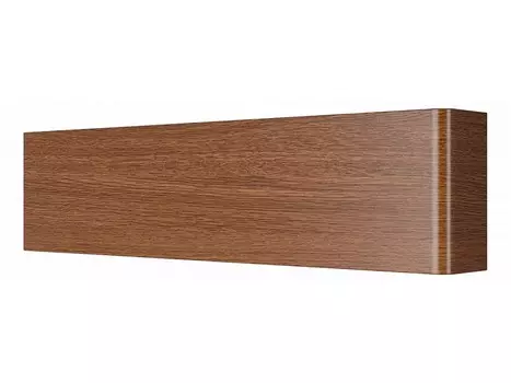 Накладной светильник fiume led (lightstar) коричневый 33x8x4 см.