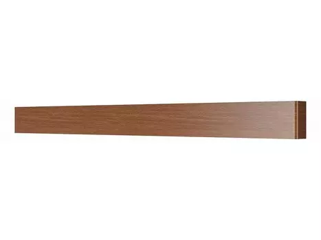 Накладной светильник fiume led (lightstar) коричневый 96x8x4 см.