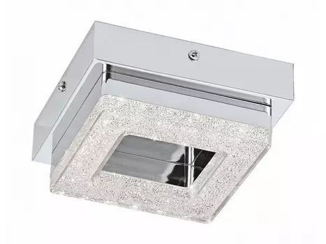 Накладной светильник fradelo (eglo) серебристый 12x6x12 см.