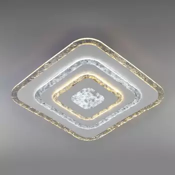 Накладной светильник freeze 1 (eurosvet) белый 50x6x50 см.