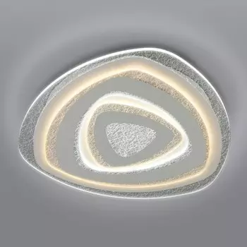 Накладной светильник freeze (eurosvet) белый 6 см.