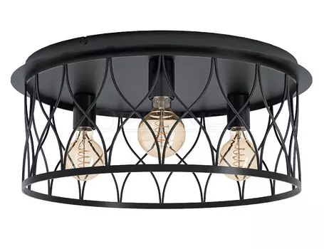 Накладной светильник giltspur (eglo) черный 23 см.