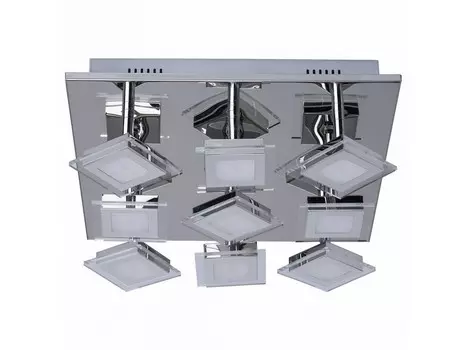 Накладной светильник граффити (mw-light) серебристый 34x12x34 см.
