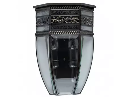 Накладной светильник корсо 2 (chiaro) черный 25x32x10 см.