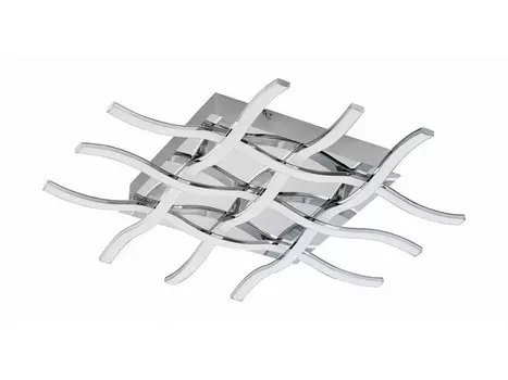 Накладной светильник lasana (eglo) серебристый 50x6x50 см.