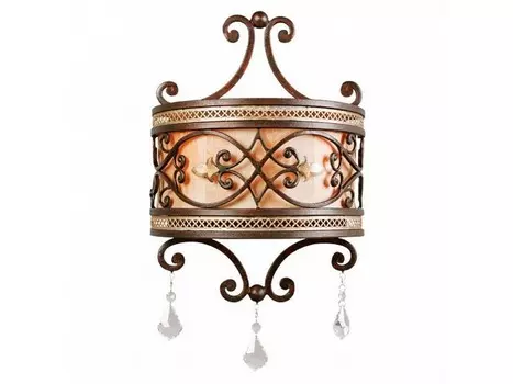 Накладной светильник магдалина (chiaro) бронзовый 15x47x30 см.