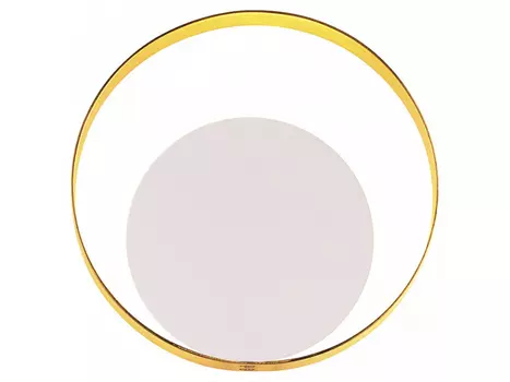 Накладной светильник mondi (odeon light) золотой 20x20x3 см.