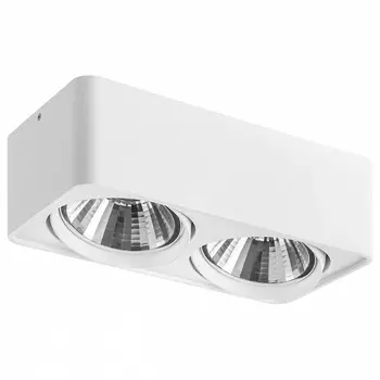 Накладной светильник monocco (lightstar) белый 28x9x14 см.