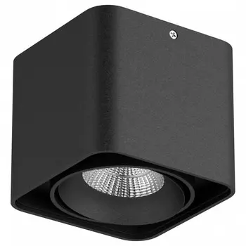 Накладной светильник monocco (lightstar) черный 10x9x10 см.